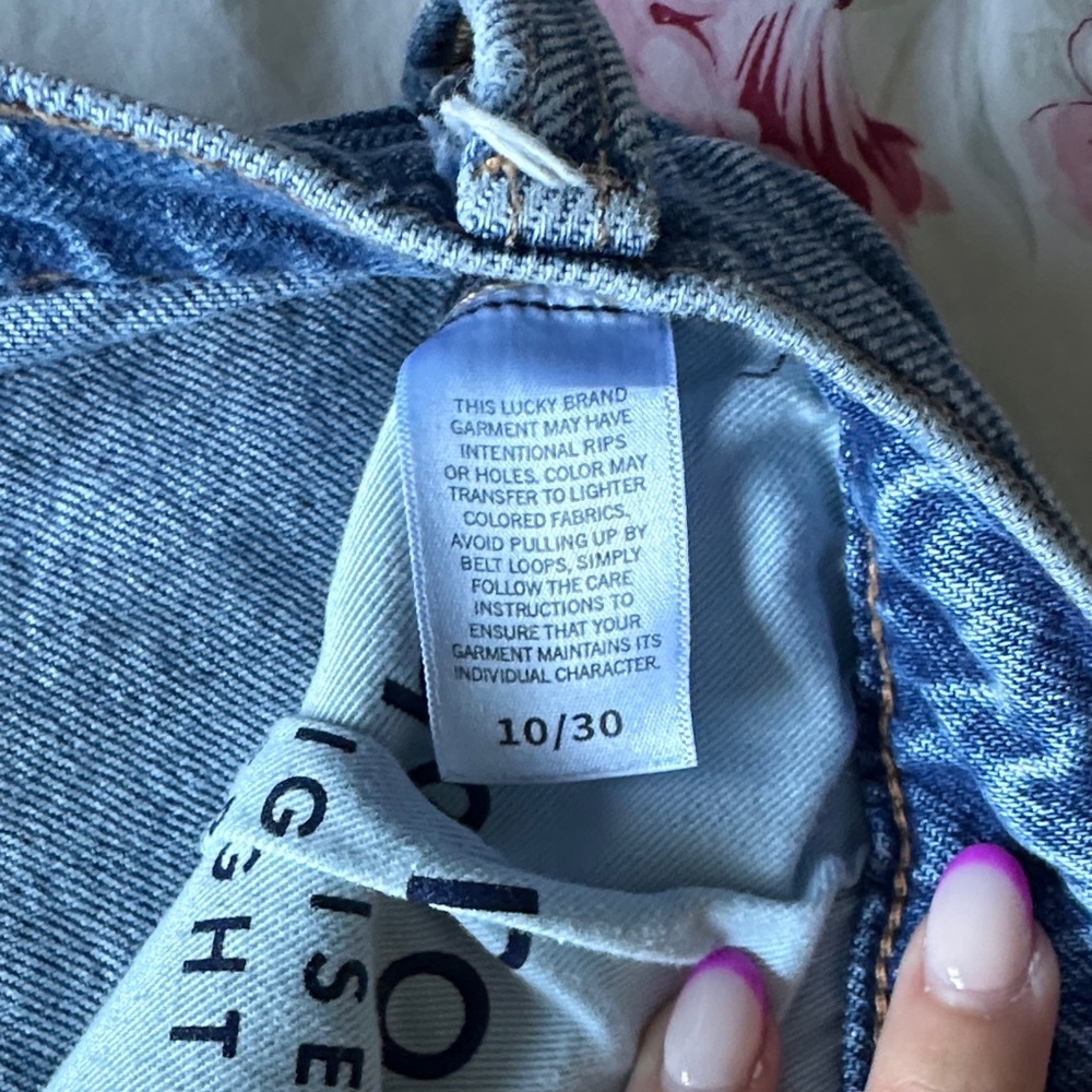 Lucky Brand Blue Straight Leg Pants - Picture 3 of 5